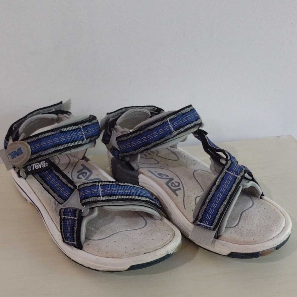 Teva Blue and Gray Women's Sandals